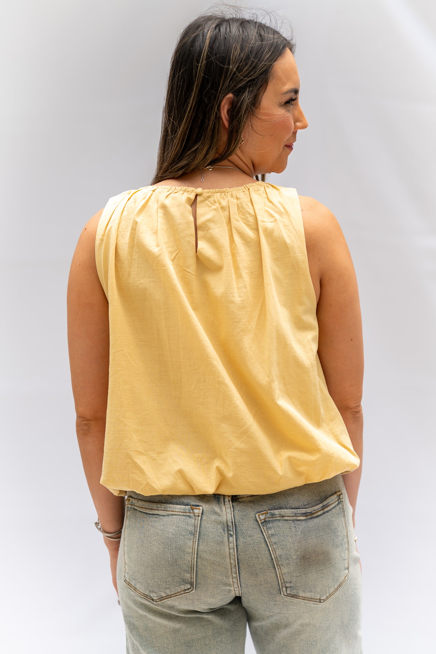 Cotton Bubble Crop Top